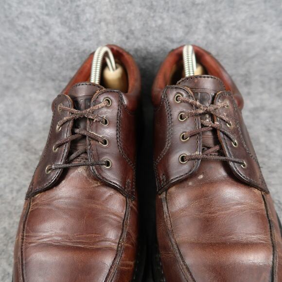 Frye Shoes Men 8.5 Oxford Derby Leather Roswell Dress Vintage Retro Brown Chunky main image 5